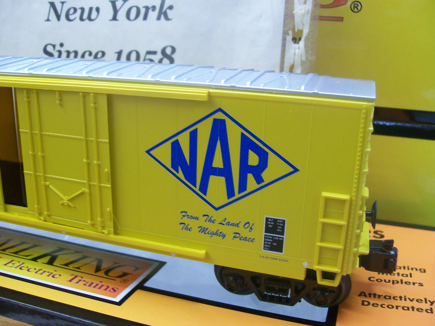 MTH Exclusive CUSTOM RUN  Northern Alberta Railways 50’ Double Door Plugged Boxcar RD # 050112