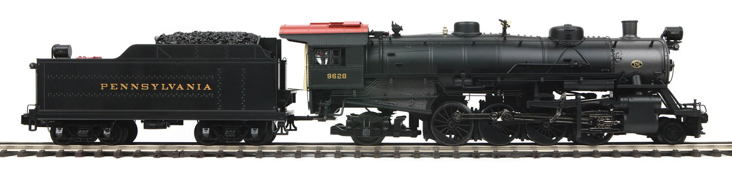 IN STOCK BRAND NEW  MTH # 20-3839-1 ( 2-8-2 USRA Light Mikado Steam Engine w/Proto-Sound 3.0 (Hi-Rail Wheels) - Pennsylvania  Cab No. 9628