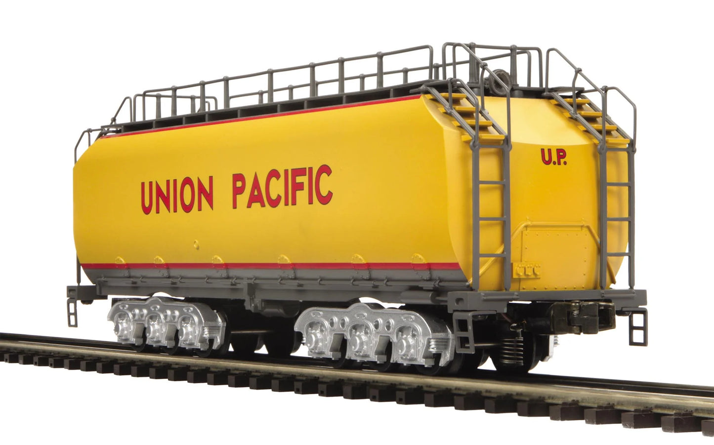 MTH Premier # 20-3857 Die Cast Auxiliary Water Tender I (Hi-Rail Wheels) - Union Pacific  Cab No. 907857