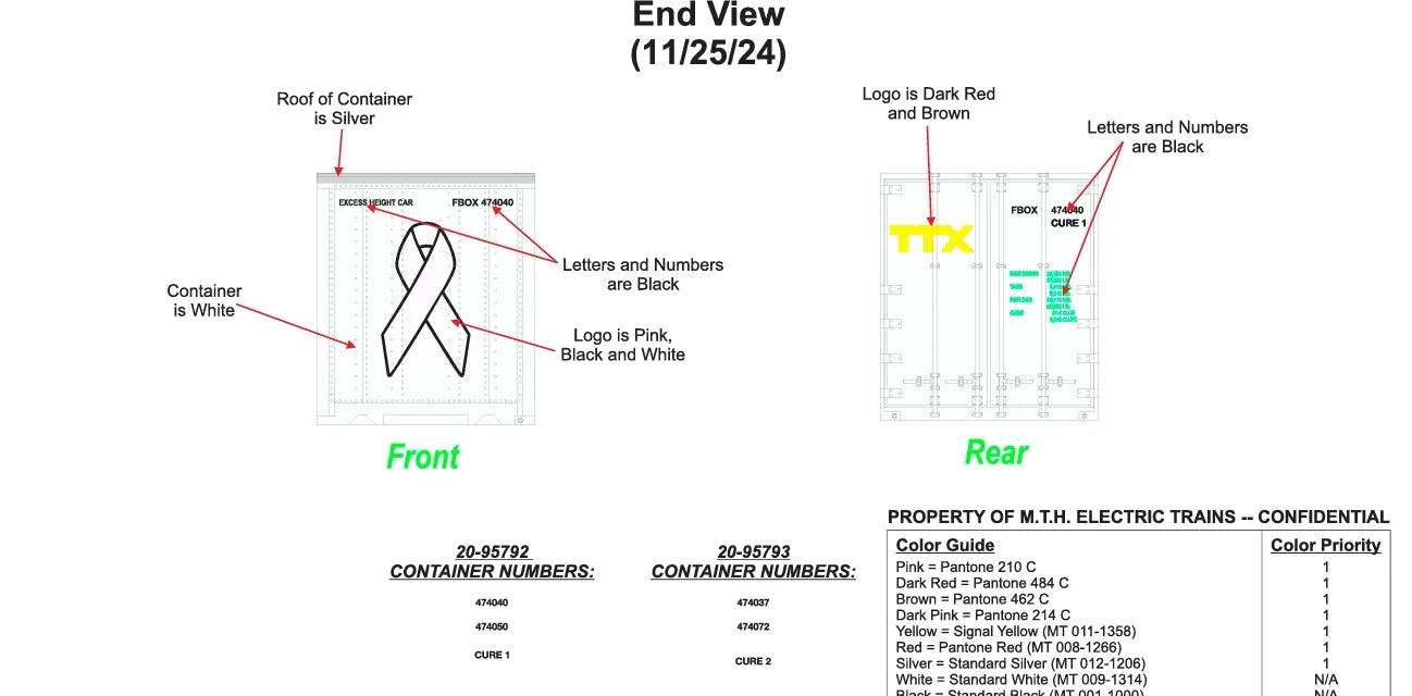 ETA Summer 2025 ( E-Z Catch Custom Cancer Awareness Pink TTX Husky Stack w/ Two White Containers ( 20-95793 )