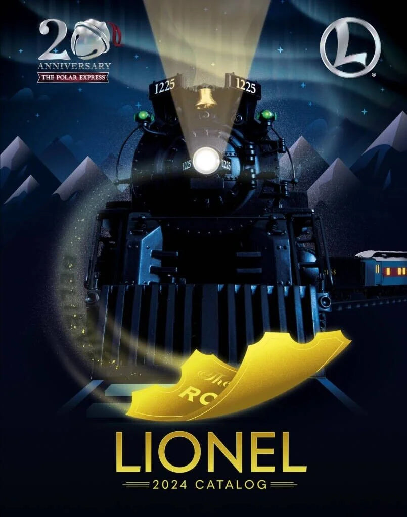 NEW LIONEL 2024 big book TRAIN CATALOG 127 PAGE 20th anniversary polar express