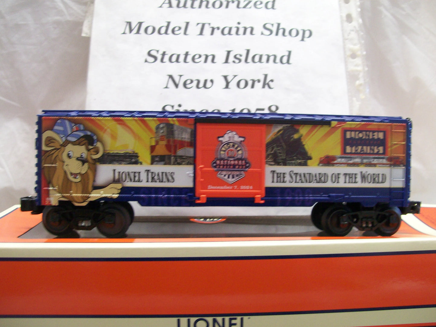 Now in Stock Lionel O Gauge 2024 Annual National Train Day Box Car # 242890 ( Limited Supply )