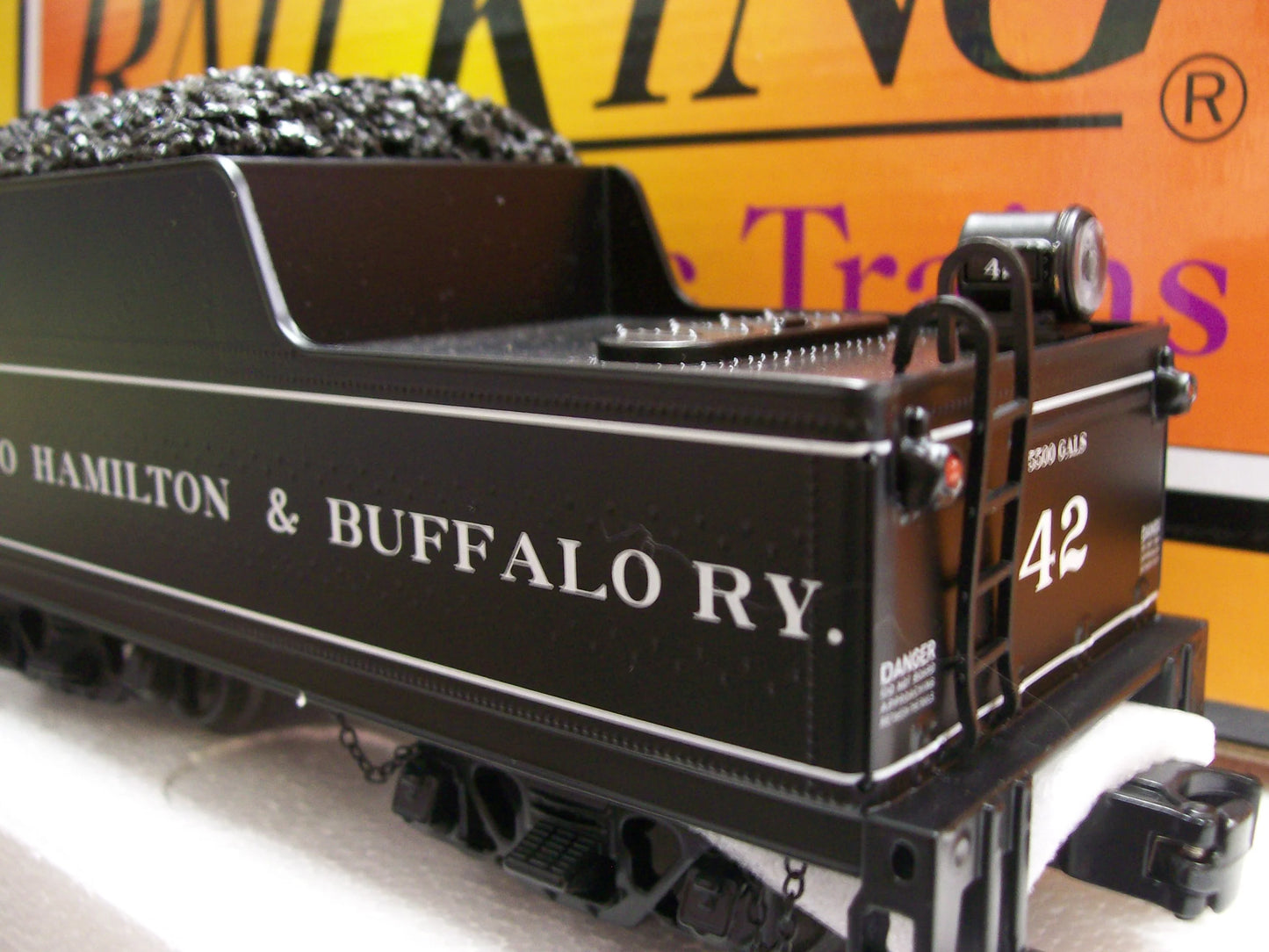 Custom Run by E-Z Catch MTH Toronto, Hamilton and Buffalo 0-6-0 Imperial Railking Switcher Loco Cab # 42