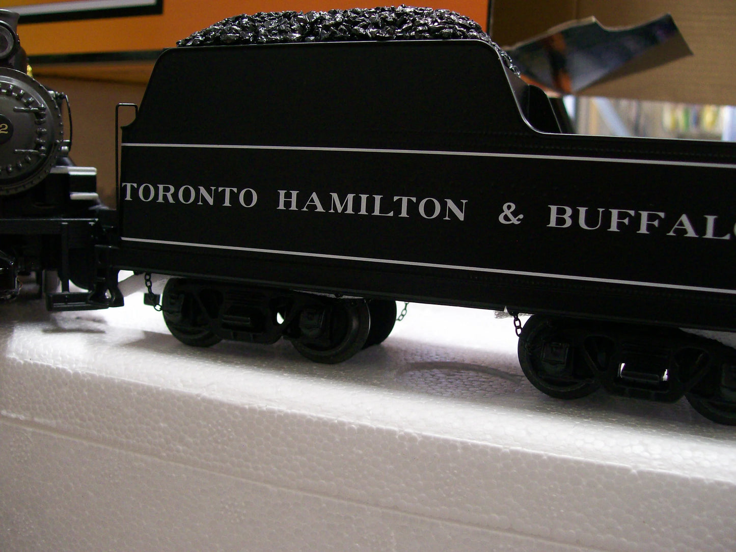 Custom Run by E-Z Catch MTH Toronto, Hamilton and Buffalo 0-6-0 Imperial Railking Switcher Loco Cab # 42