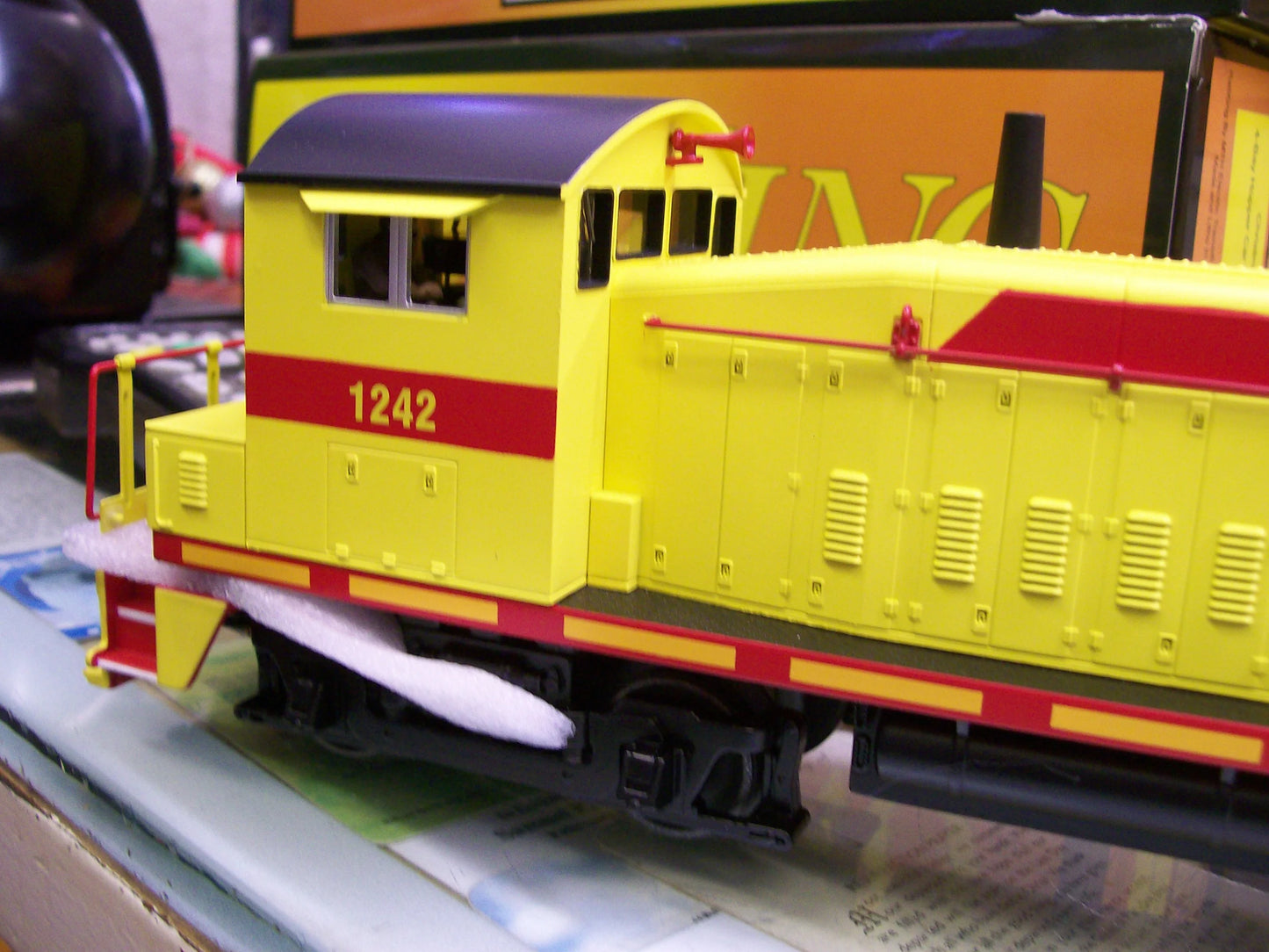 E-Z CATCH MTH CUSTOM GRANITE CITY WORK SW1200 RAILKING CAB # 1242