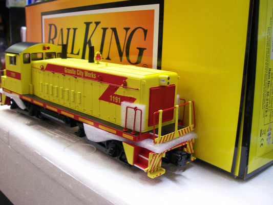 E-Z CATCH MTH CUSTOM GRANITE CITY WORK SW1200 RAILKING CAB # 1191