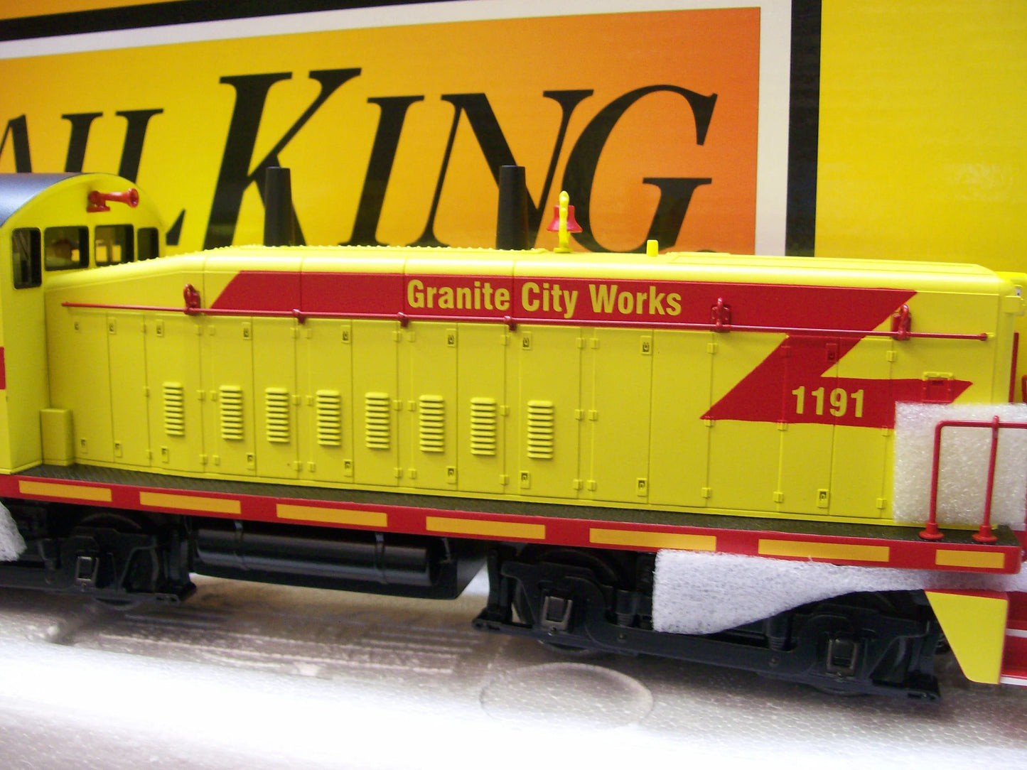 E-Z CATCH MTH CUSTOM GRANITE CITY WORK SW1200 RAILKING CAB # 1191