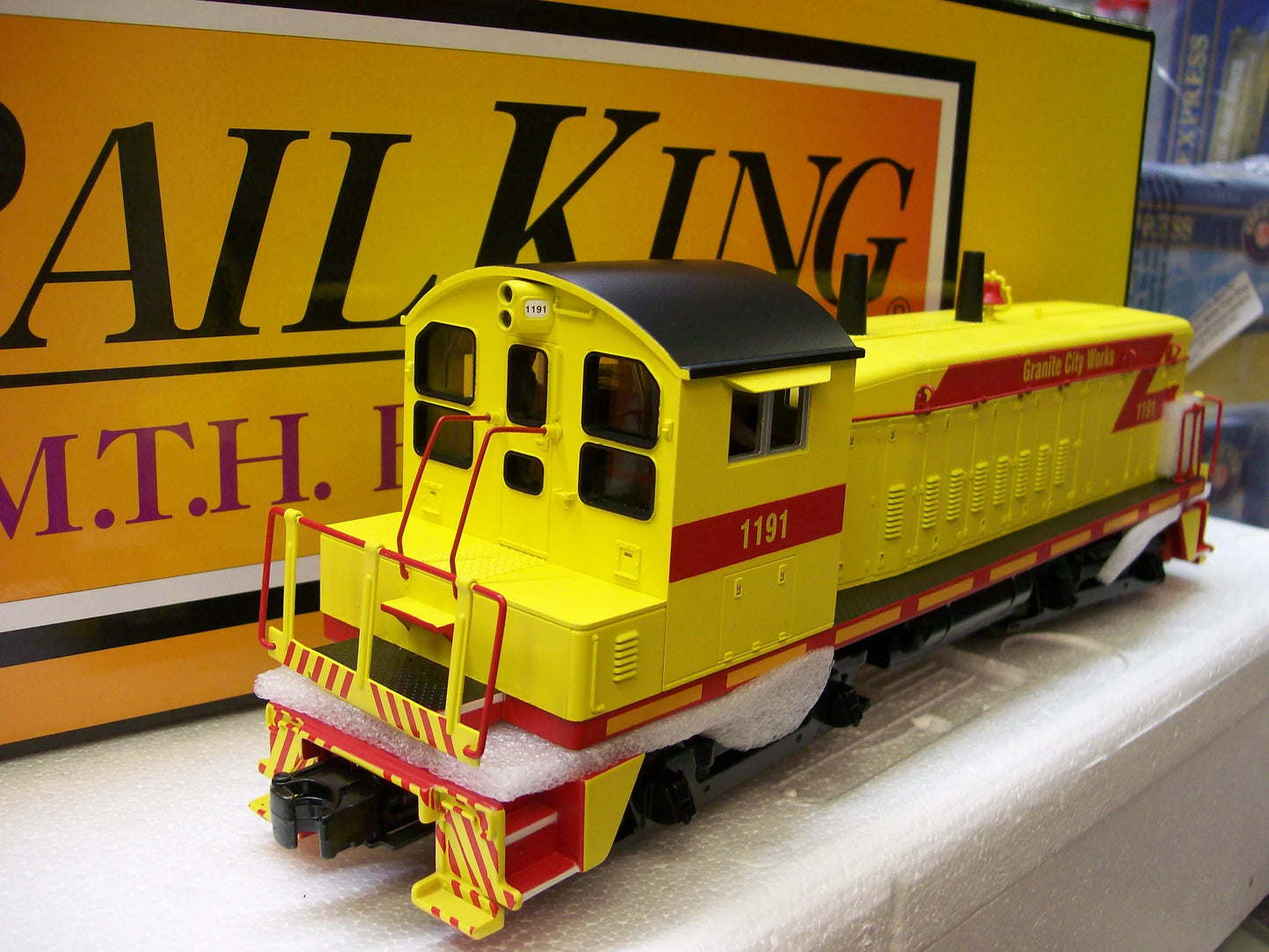 E-Z CATCH MTH CUSTOM GRANITE CITY WORK SW1200 RAILKING CAB # 1191