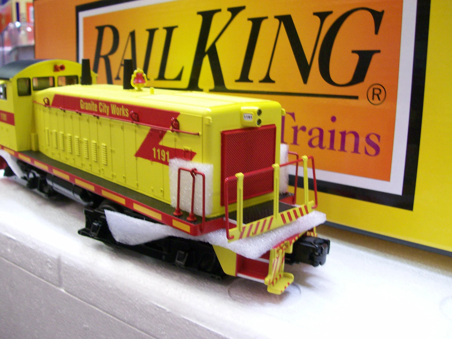 E-Z CATCH MTH CUSTOM GRANITE CITY WORK SW1200 RAILKING CAB # 1191