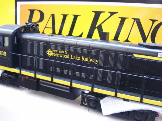 In Stock Exclusive E-Z Catch 2024 Custom Run MTH Railking # 30-21190-1 New York & Greenwood Lake RS-3 Cab # 935