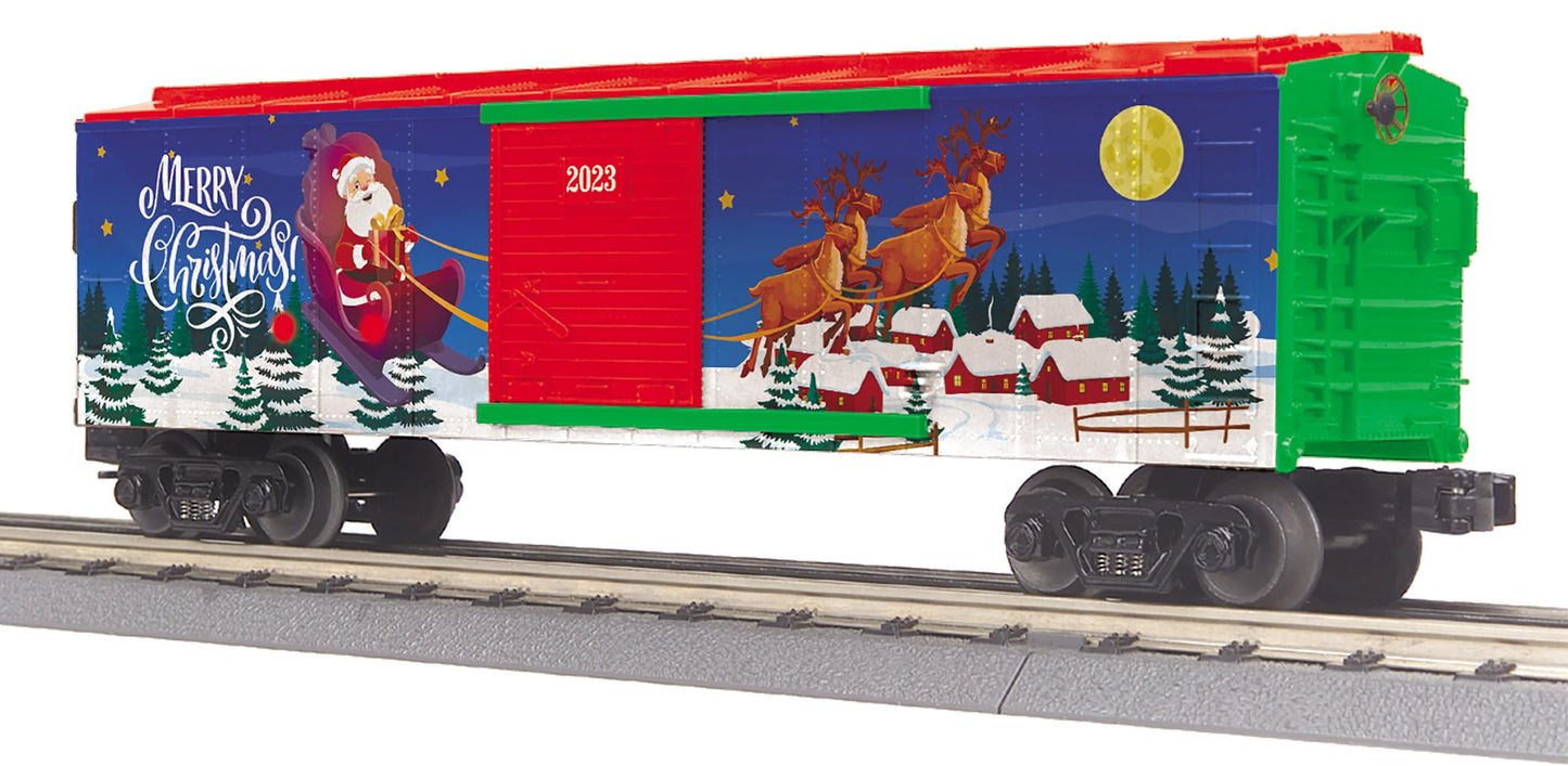 New Release MTH Year 2023 Christmas ( Santa ) Holiday Box Car # 30-71154