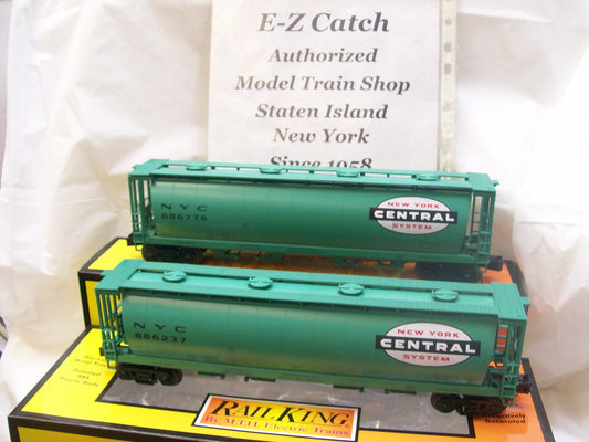 TWO PACK E-Z CATCH MTH EXCLUSIVE NYC JADE GREEN HOPPERS RD # 886237 & 886776