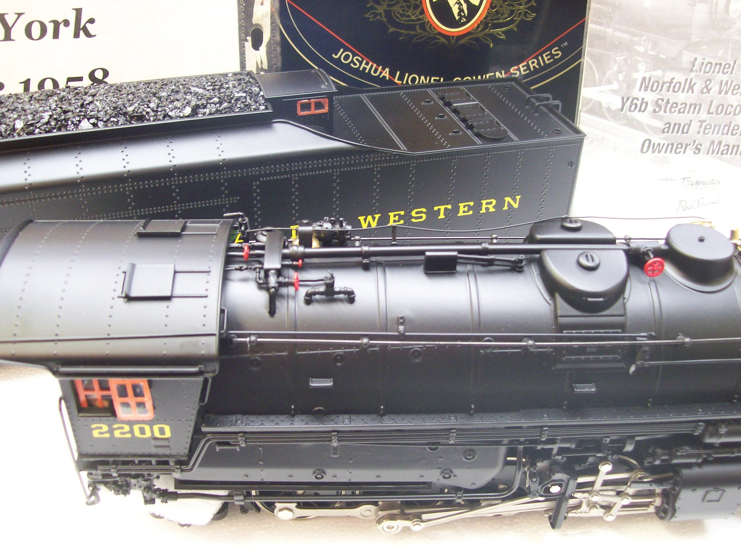 Brand New Lionel # 6-28050  JLC Norfolk & Western TMCC 2-8-8-2 Y-6b Cab # 2200