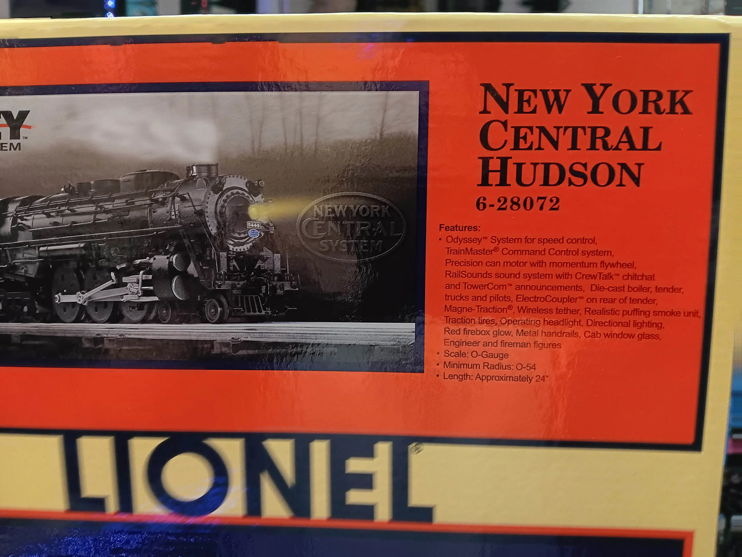 Lionel # 6-28072 ( Brand New ) New York Central TMCC 4-6-4 J-3a Hudson #5444