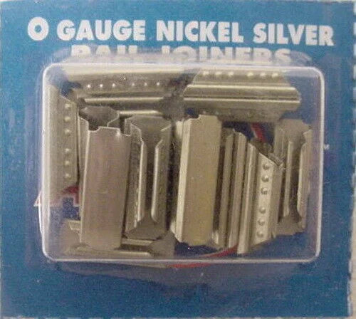 ATLAS O Gauge # 6091 RAIL JOINERS NICKEL SILVER ( Pack of 16 ) For Atlas O Track Only