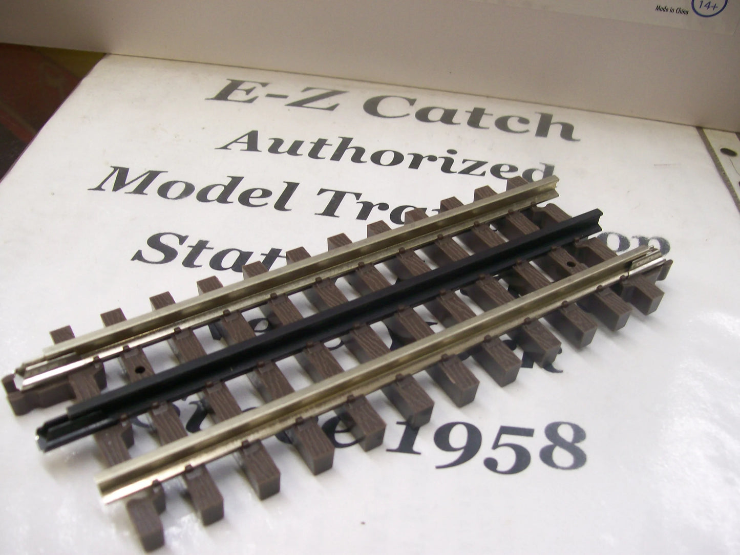 Atlas O Gauge # 6053 ( 5-1/2")  Straight Track O Scale Nickel Silver ( Sold Each )