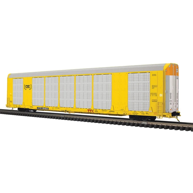 ETA Spring of 2025 Atlas O #3001498 O GUNDERSON MULTI-MAX AUTO RACK CSX ( Choose from Four Roads #694623, #694585, #694540, #694466 (YELLOW/SILVER) - 3RL