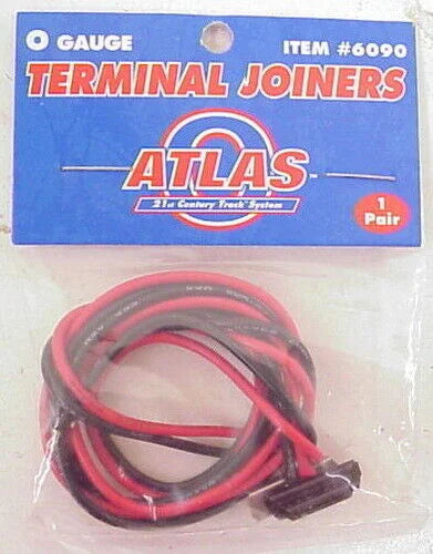 Atlas O Scale Item # 6090 Terminal Joiners with Wire (Pair of 2) O Gauge