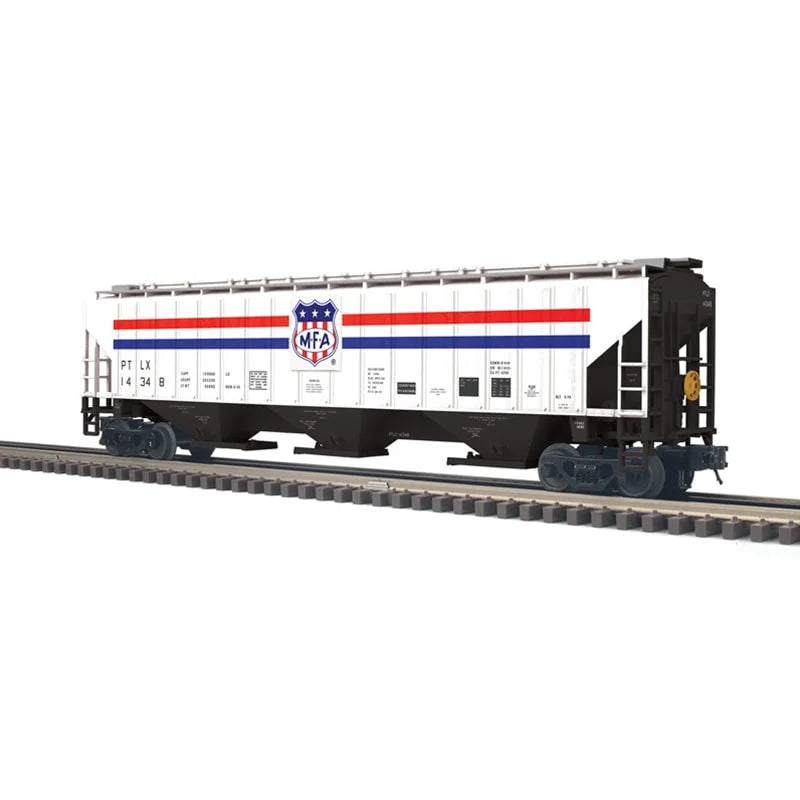 ETA Spring of 2025 Atlas O # 2001641 Trainman PS-4750 COVERED HOPPER MFA INC Sold Each ( Choose from Two #'s 14348, #14352 (RED/WHITE/BLUE) - 3RL