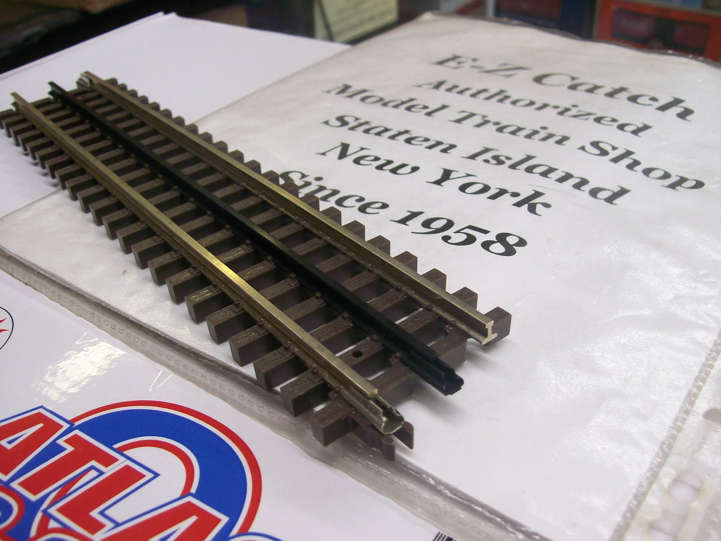 Atlas O # 6050 ( Solid Nickel Rail ) Ten Inch straight sections ( Sold Each )