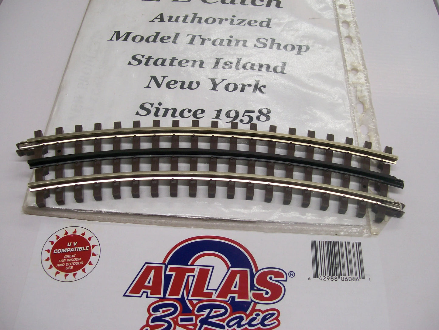 Atlas O # 6066 ( 0-36 Full Curves ) ( SOLD EACH ) Solid Nickel 3-Rail 12 make a circle