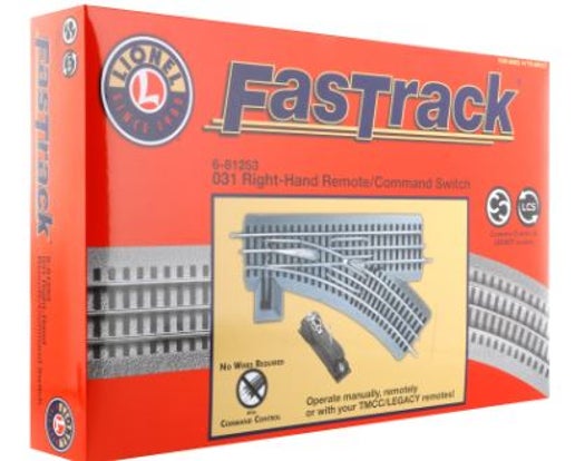 Lionel 6-81253 FASTRACK O31 REMOTE/COMMAND SWITCH - RIGHT HAND