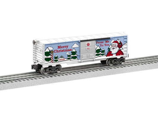 Lionel # 6-84747 ( O Gauge ) Year 2018 Annual Holiday Christmas Box Car