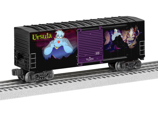 Lionel # 6-84763 ( O Gauge ) Ursula Disney Villains Hi-Cube Boxcar