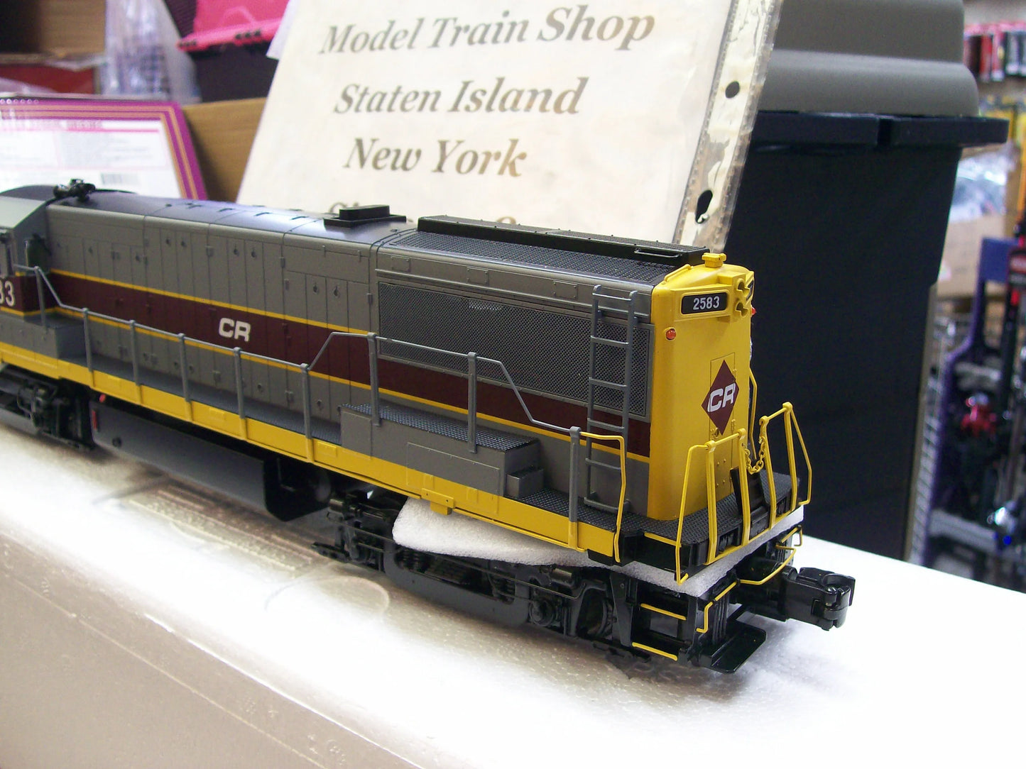 In Stock E-Z Catch Custom Run MTH Premier Conrail ( Patch )  U-25-B Diesel Locomotive Cab # 2583 (