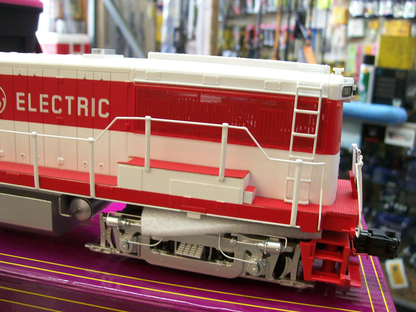 In Stock E-Z Catch Custom Limited Run MTH Premier GE Demo  U-25-B Diesel Locomotive Cab # 54