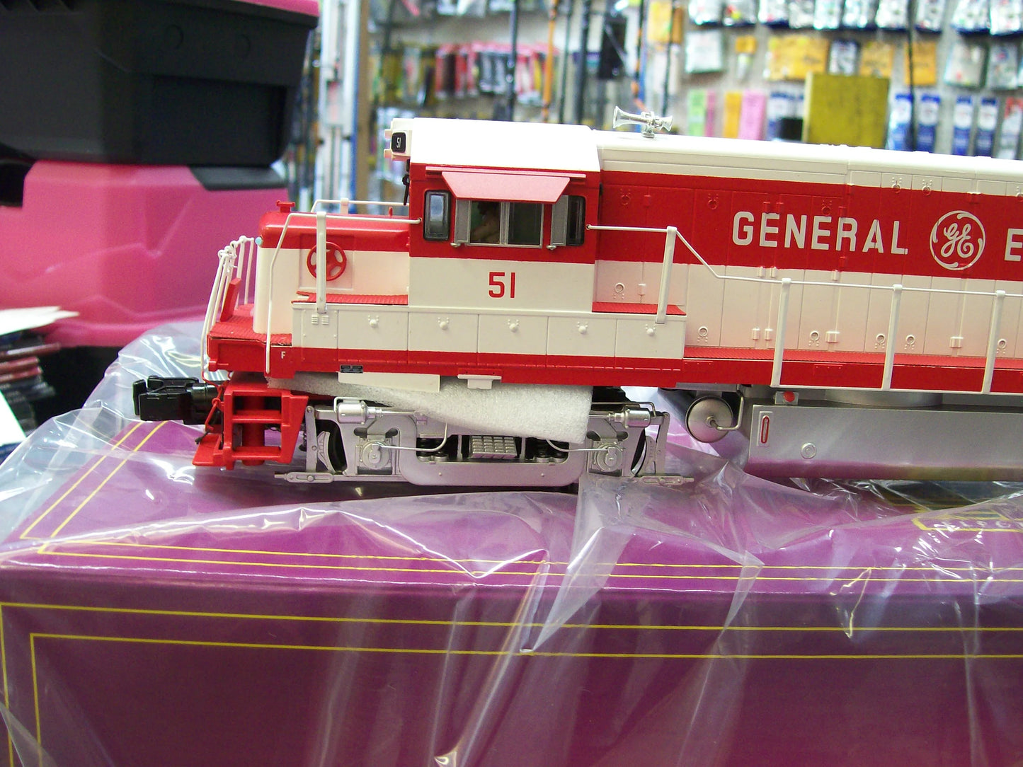 In Stock E-Z Catch Custom Limited Run MTH Premier GE Demo U-25-B Diesel Locomotive Cab # 51