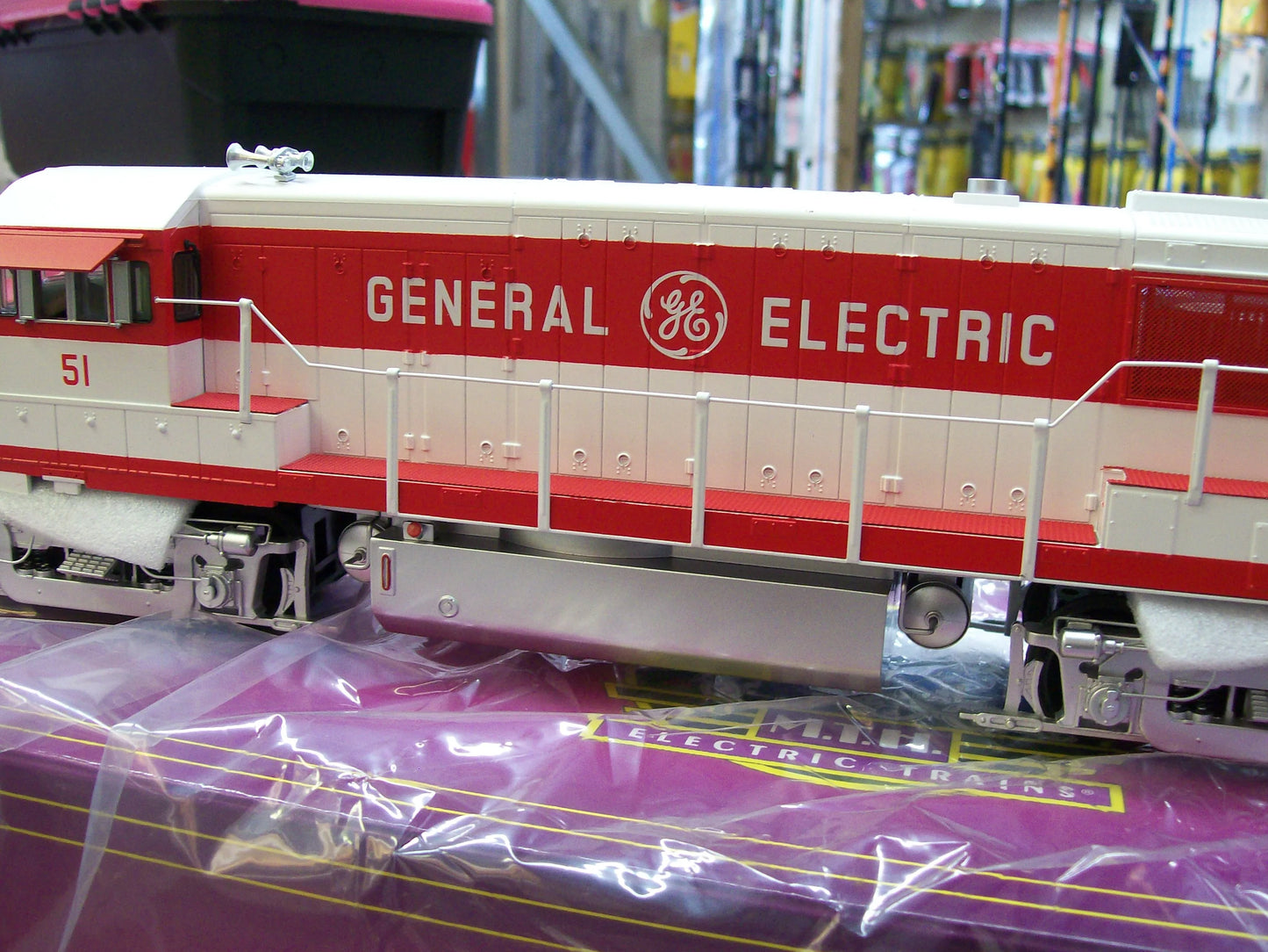 In Stock E-Z Catch Custom Limited Run MTH Premier GE Demo U-25-B Diesel Locomotive Cab # 51