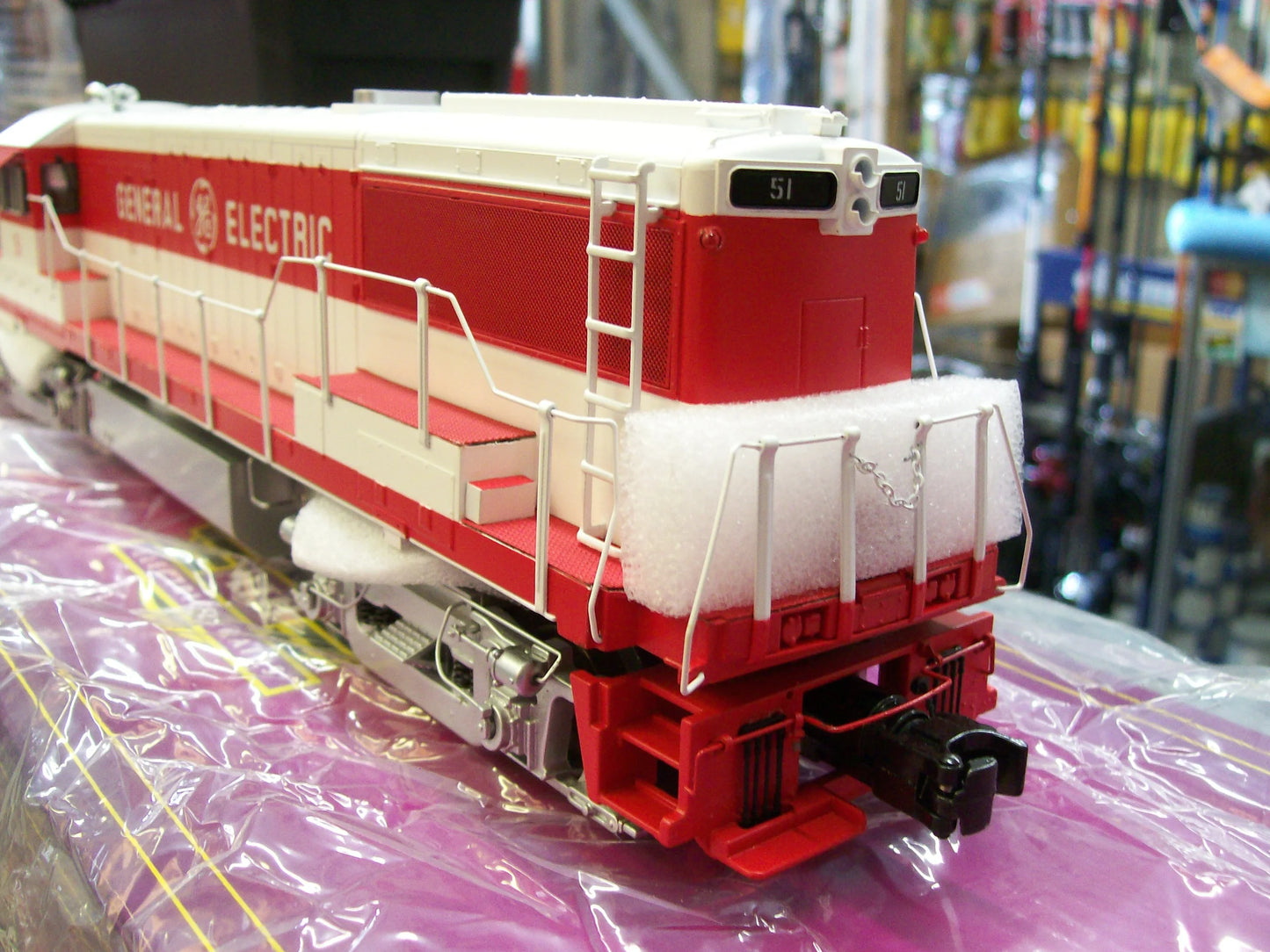 In Stock E-Z Catch Custom Limited Run MTH Premier GE Demo U-25-B Diesel Locomotive Cab # 51