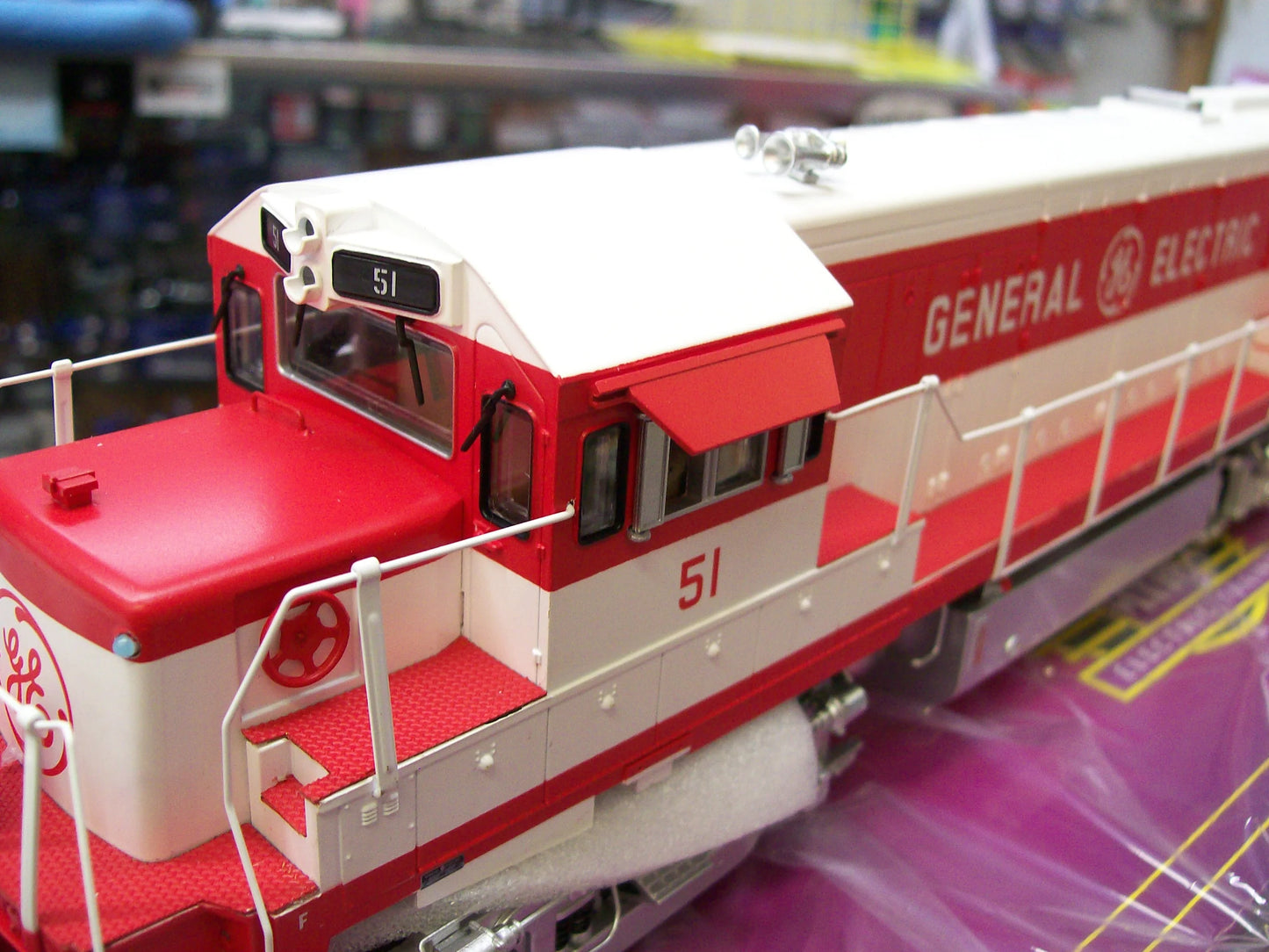 In Stock E-Z Catch Custom Limited Run MTH Premier GE Demo U-25-B Diesel Locomotive Cab # 51