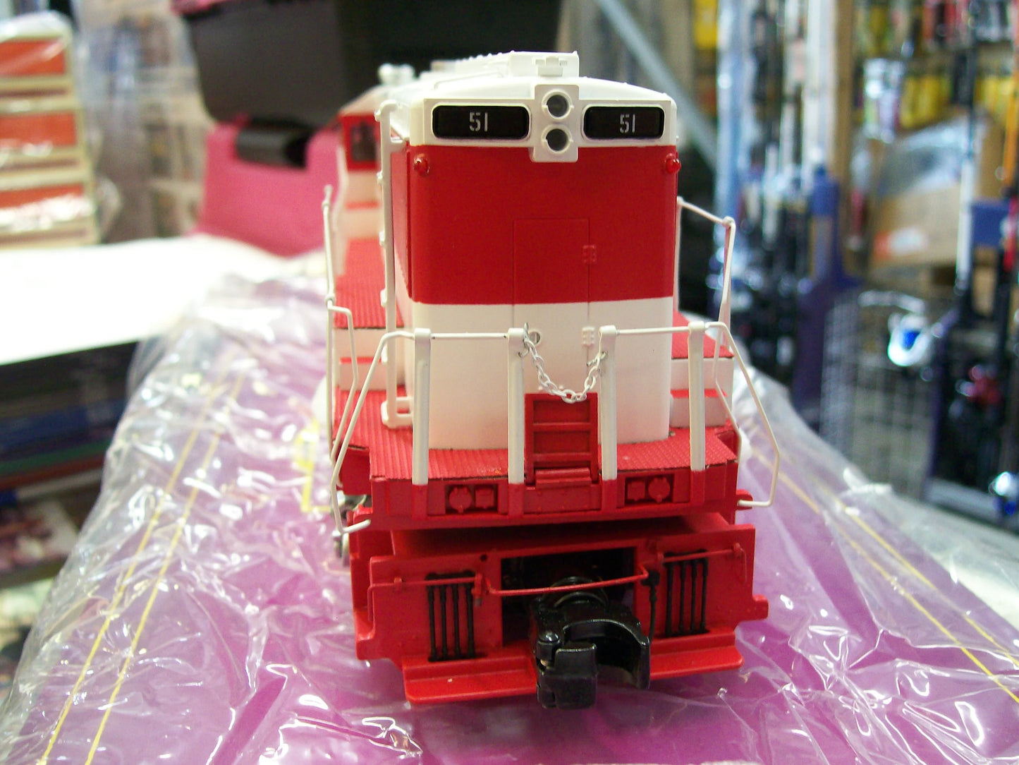 In Stock E-Z Catch Custom Limited Run MTH Premier GE Demo U-25-B Diesel Locomotive Cab # 51