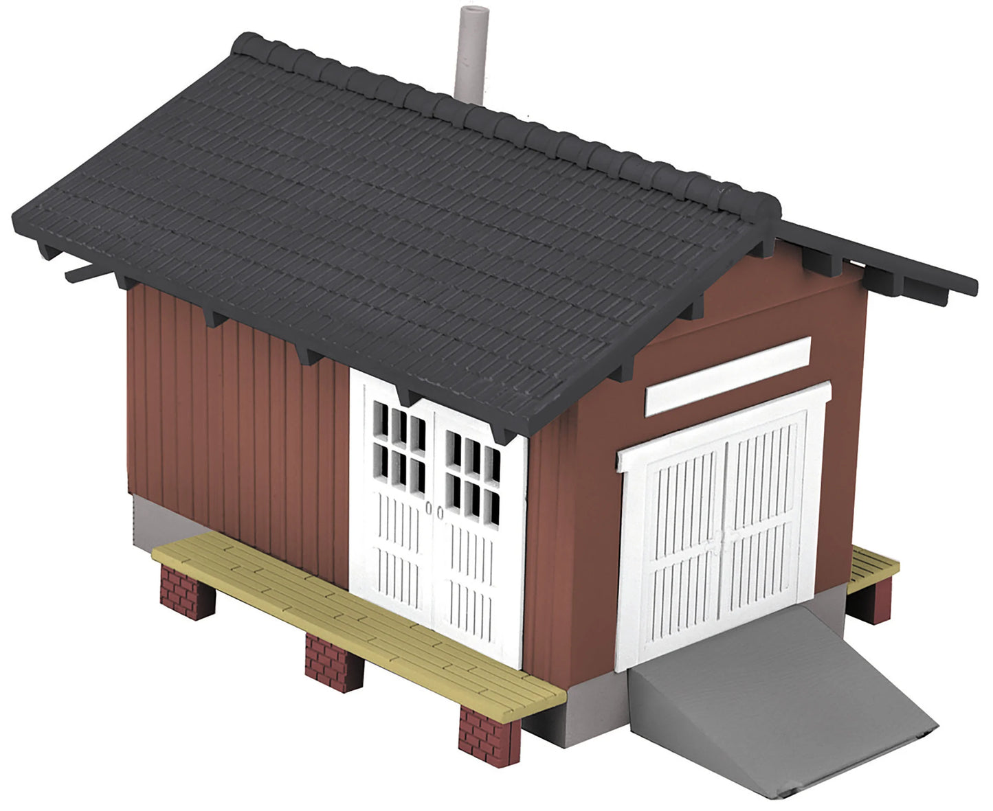 MTH Railking O Gauge # 30-90004 Country Freight Station - Red & Black