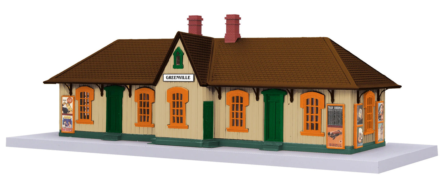 MTH Railking O Gauge # 30-90354 Country Passenger Station - Greenville