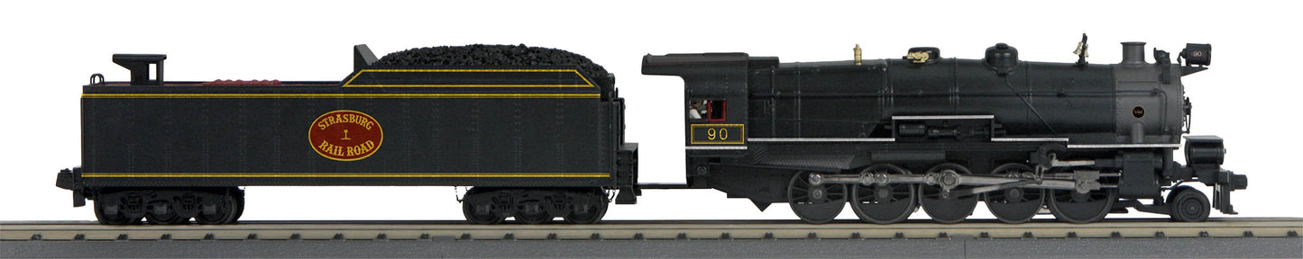 In Stock ( MTH Railking # 30-1878-1 ) Strasburg  Cab # 90 2-10-0 Imperial Decapod Steam Engine (Long Haul Tender) w/Proto-Sound 3.0