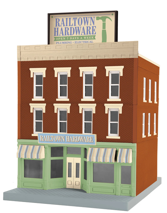 MTH Railking # 30-90658 (3-Story City Building )  - Railtown Hardware Store