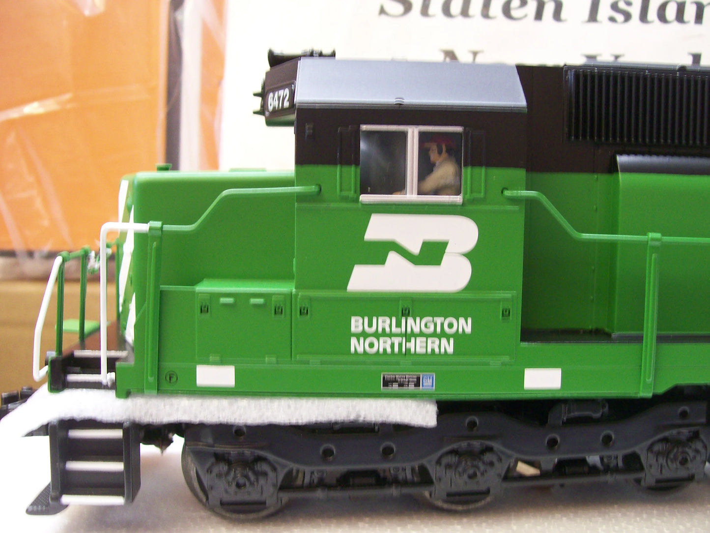 MTH Custom Run Railking Scale Burlington Northern SD-45 Diesel Engine w/Proto-Sound 3.0 Cab # 6472