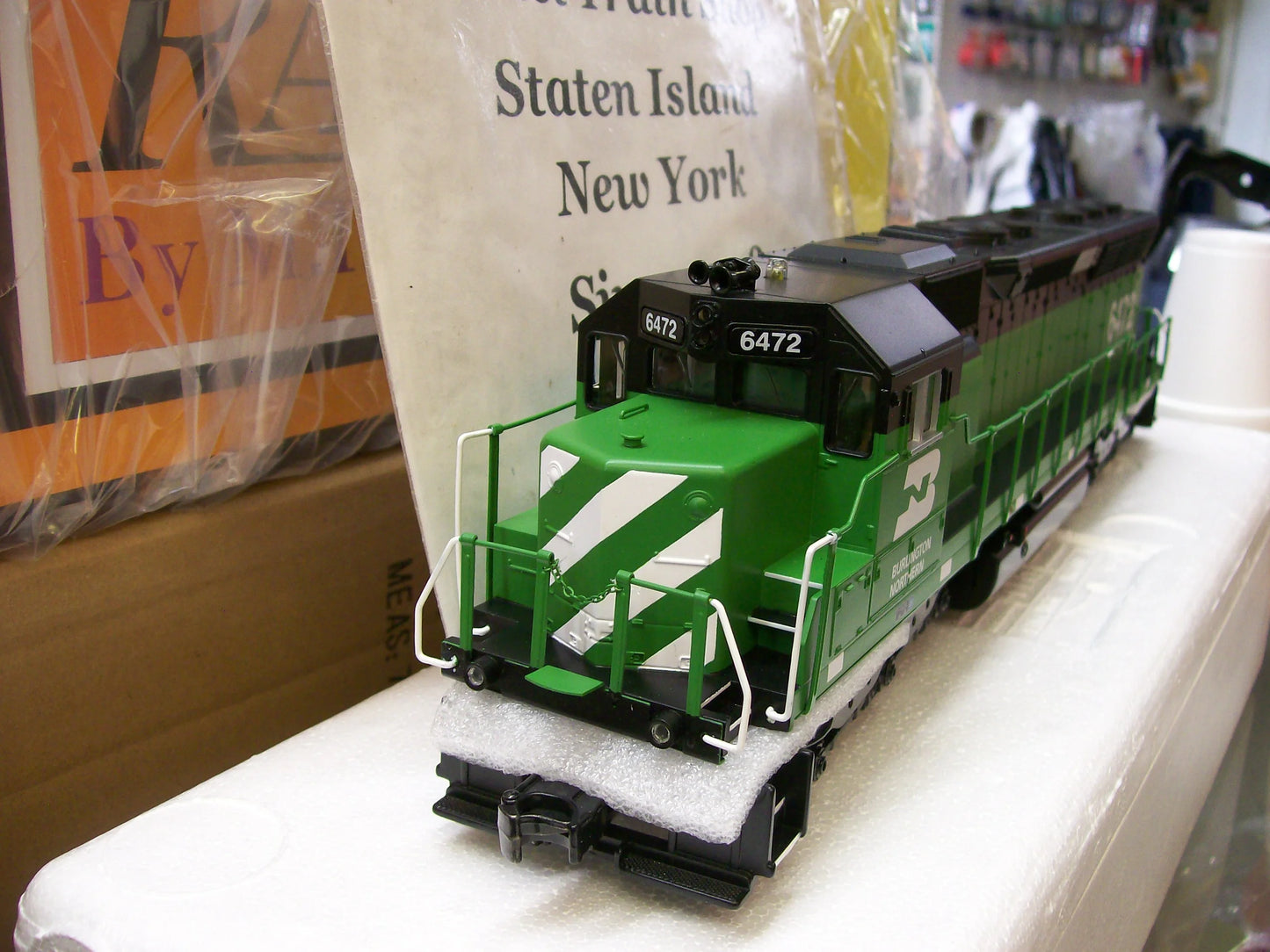 MTH Custom Run Railking Scale Burlington Northern SD-45 Diesel Engine w/Proto-Sound 3.0 Cab # 6472