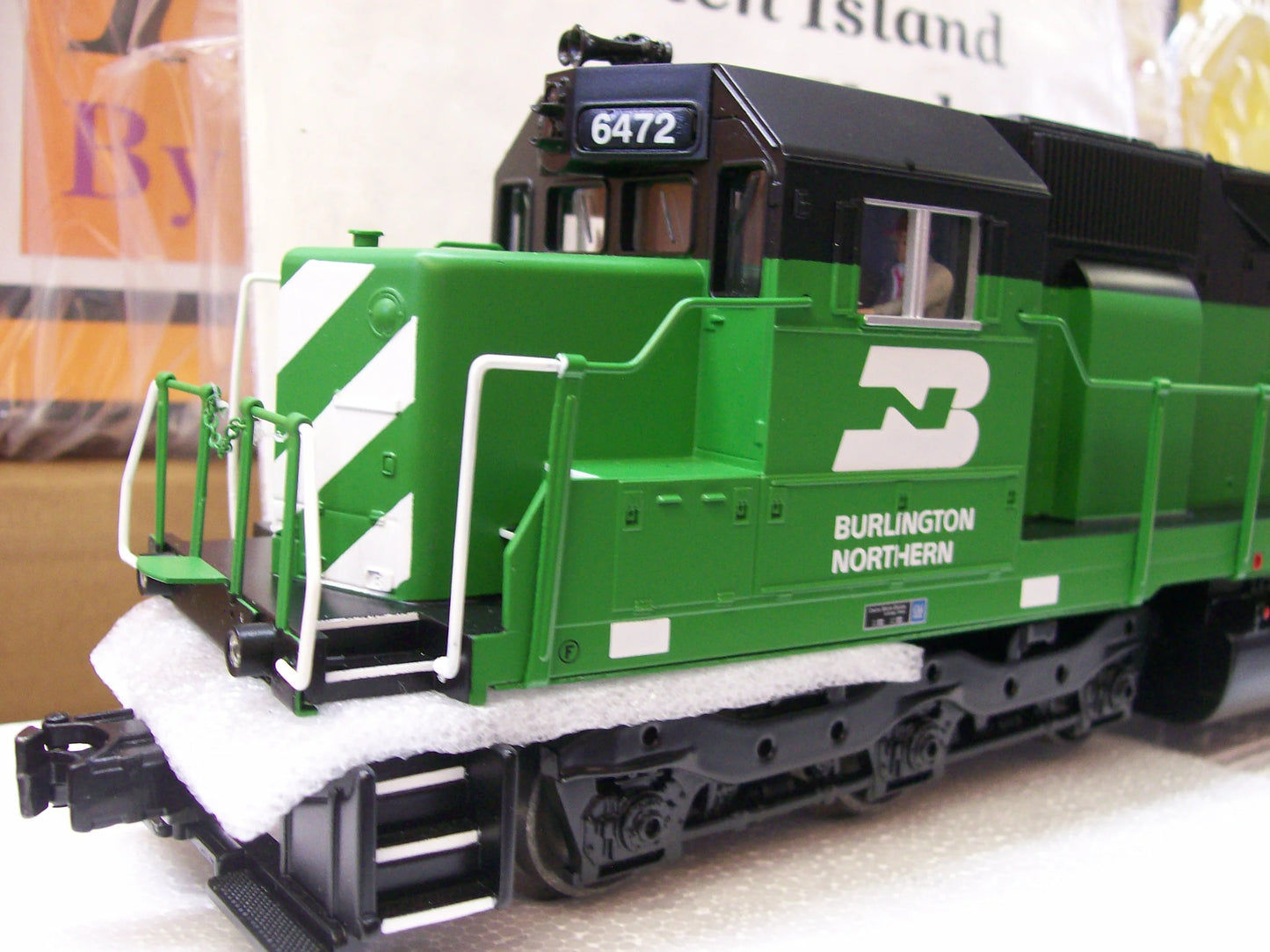 MTH Custom Run Railking Scale Burlington Northern SD-45 Diesel Engine w/Proto-Sound 3.0 Cab # 6472