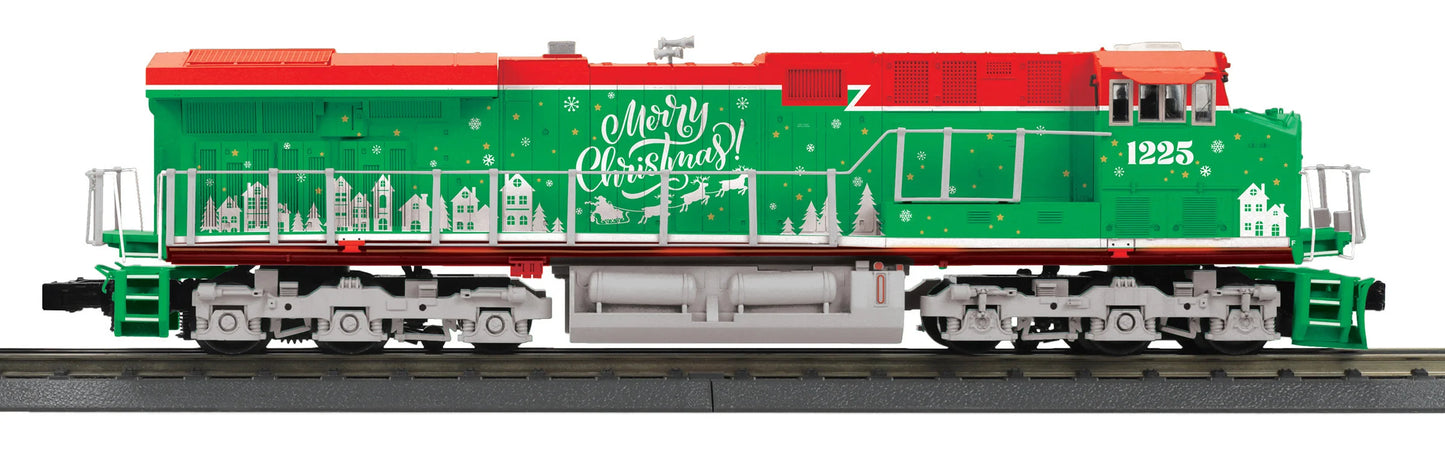 In Stock Brand New Yr. 2024 Version MTH Christmas RailKing ES44AC Imperial Diesel Engine With Proto-Sound 3.0