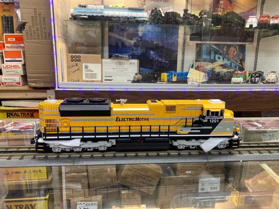 In Stock ( E-Z Catch Custom ) MTH Railking EMD Demo. SD70-ACe Cab # 1201