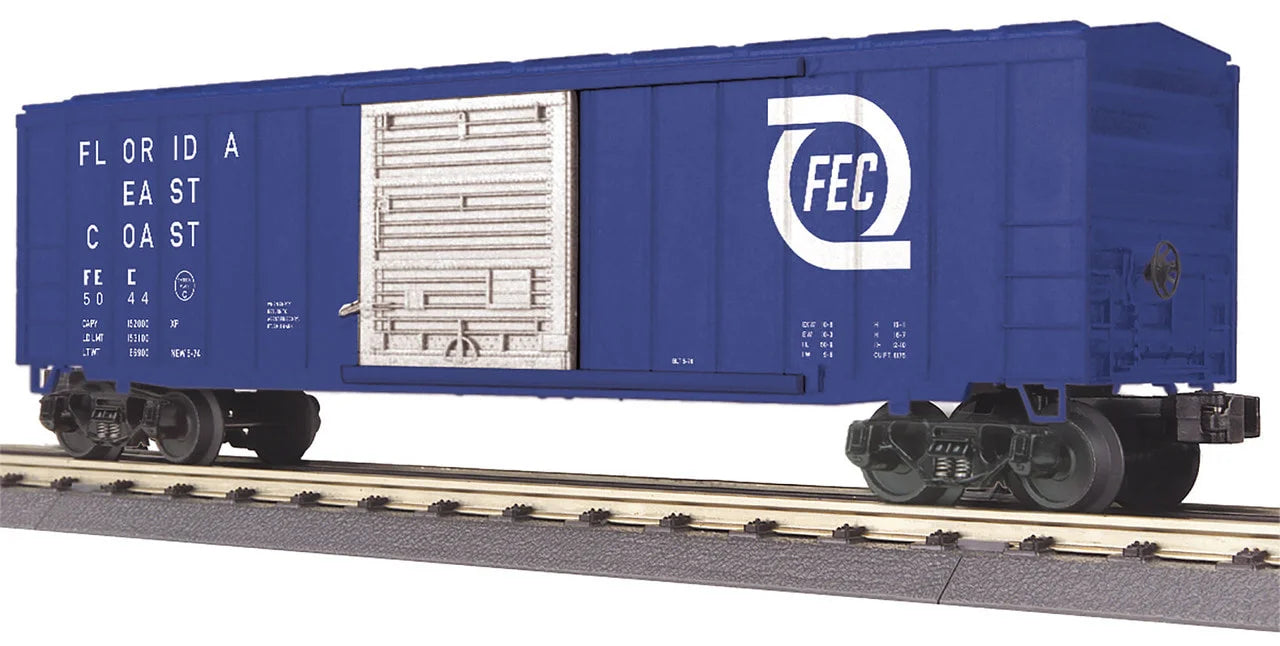 MTH # 30-74895 ( O Gauge ) Railking Florida East Coast 50' Modern Box Car