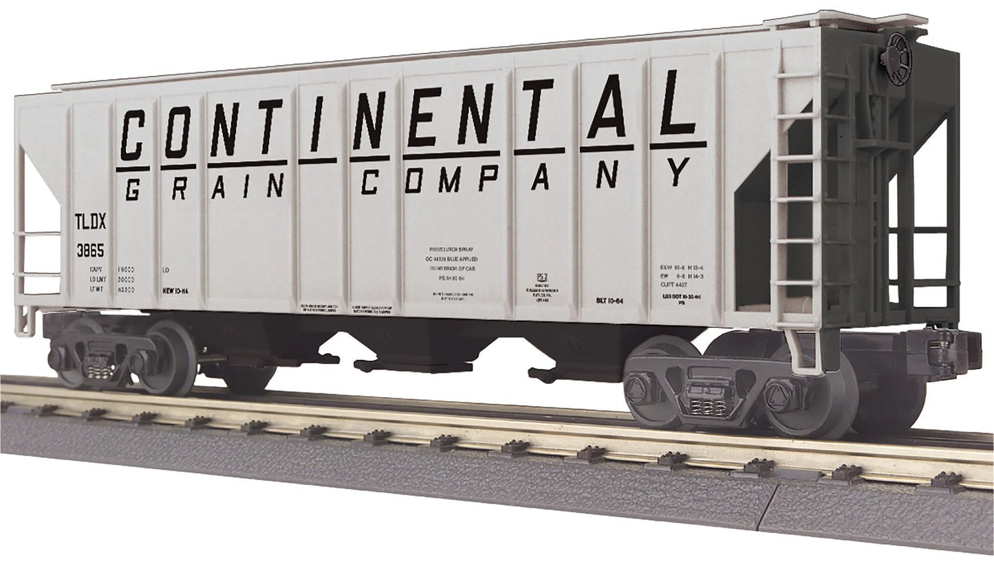 MTH # 30-75624 ( O Gauge ) RailKing Continental Grain Company Ps-2 Discharge Hopper Car