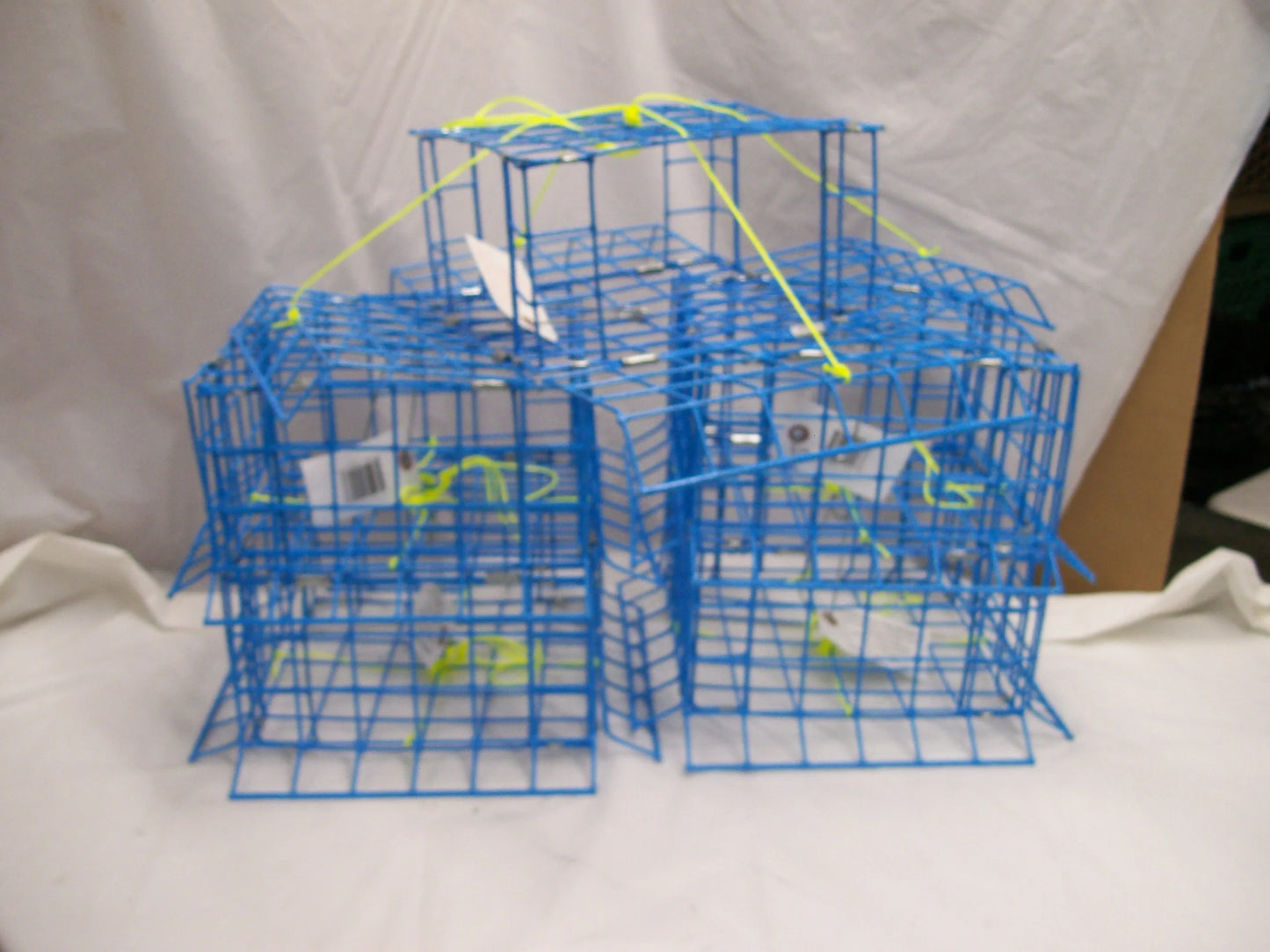 5 Pack E-Z Catch Four Door Weekender Kid's size Crab Traps # P-402-Blue ( Blue )