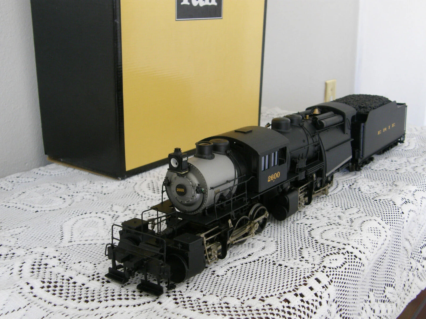 Sunset Models Erie Camelback 0-8-8-0 Brass 3rd. Rail Cab # 2600 w/ TMCC & Railsounds ( 3-Rail )