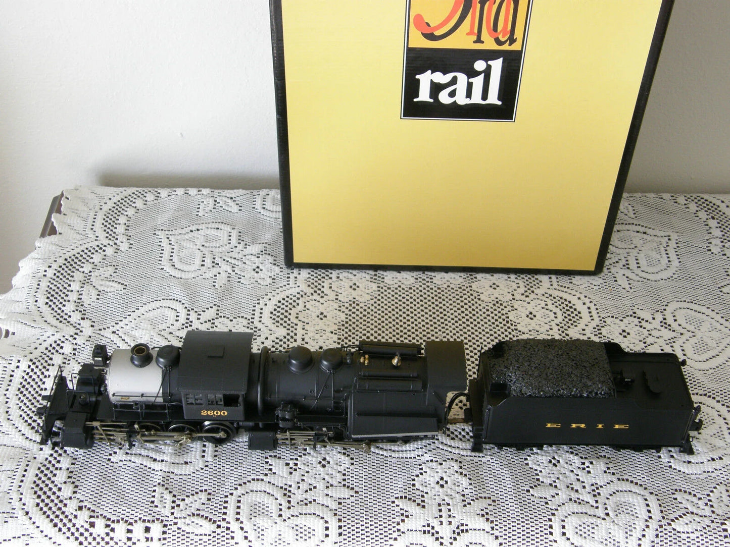 Sunset Models Erie Camelback 0-8-8-0 Brass 3rd. Rail Cab # 2600 w/ TMCC & Railsounds ( 3-Rail )