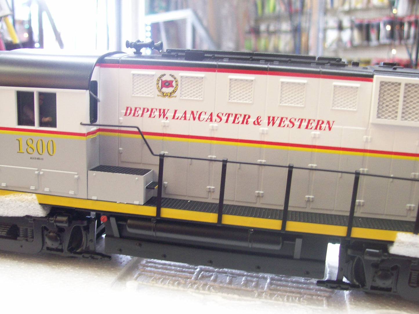 Exclusive E-Z Catch Custom Run MTH Premier Depew Lancaster & Western RS-11 Diesel Cab # 1804